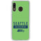 NFL Seattle Seahawks Green Performance Series Galaxy A20 Clear Case