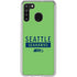 NFL Seattle Seahawks Green Performance Series Galaxy A21 Clear Case