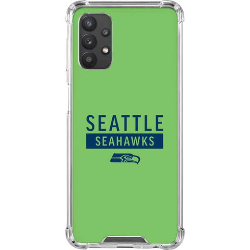 NFL Seattle Seahawks Green Performance Series Galaxy A32 5G Clear Case