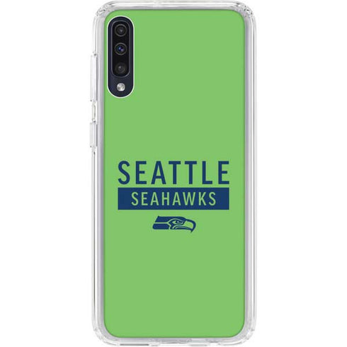 NFL Seattle Seahawks Green Performance Series Galaxy A50 Clear Case