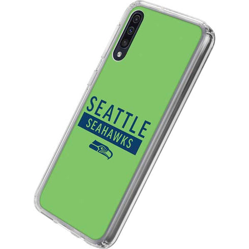 NFL Seattle Seahawks Green Performance Series Galaxy A50 Clear Case