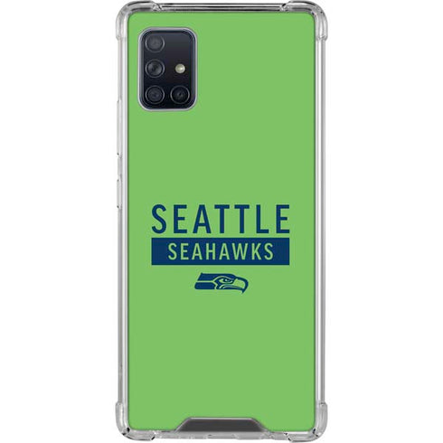 NFL Seattle Seahawks Green Performance Series Galaxy A51 5G Clear Case