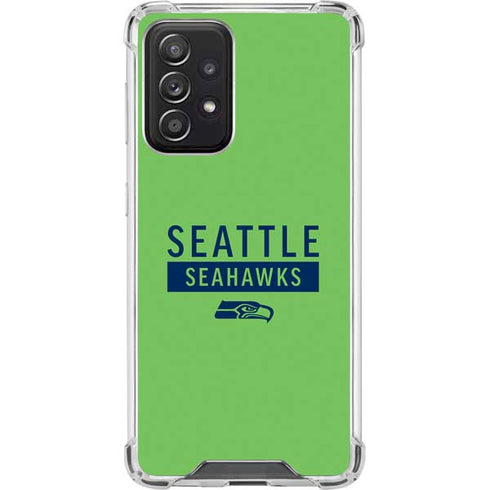 NFL Seattle Seahawks Green Performance Series Galaxy A52 5G Clear Case