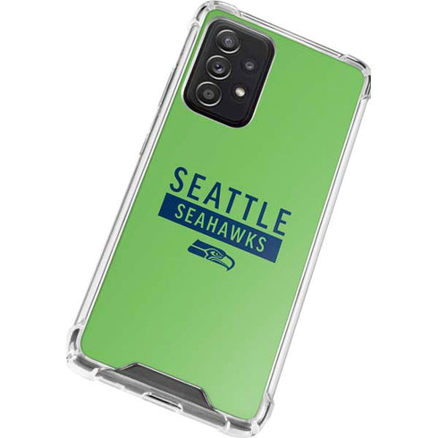 NFL Seattle Seahawks Green Performance Series Galaxy A52 5G Clear Case