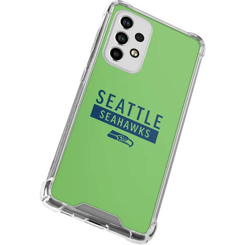 NFL Seattle Seahawks Green Performance Series Galaxy A53 5G Clear Case