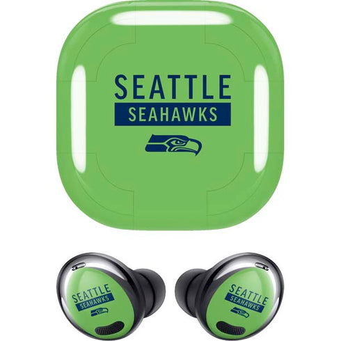 NFL Seattle Seahawks Green Performance Series Galaxy Buds Pro Skin