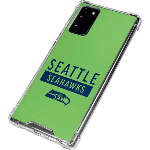 NFL Seattle Seahawks Green Performance Series Galaxy Note20 5G Clear Case