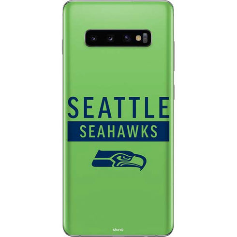 NFL Seattle Seahawks Green Performance Series Galaxy S10 Plus Skin