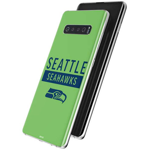 NFL Seattle Seahawks Green Performance Series Galaxy S10 Plus Skin