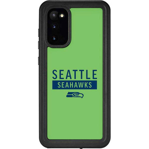 NFL Seattle Seahawks Green Performance Series Galaxy S20 Waterproof Case