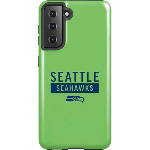 NFL Seattle Seahawks Green Performance Series Galaxy S21 5G Pro Case