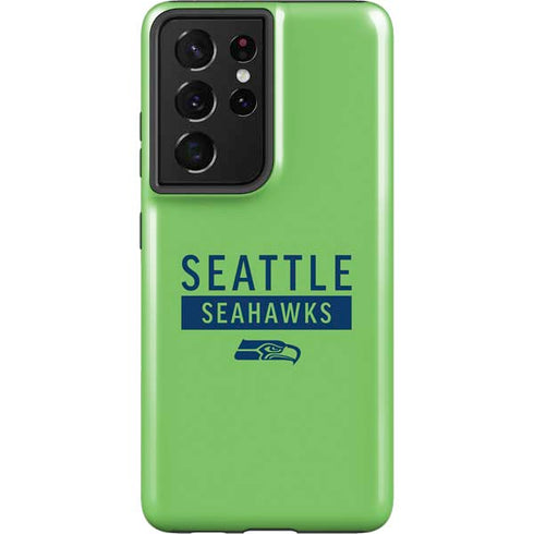 NFL Seattle Seahawks Green Performance Series Galaxy S21 Ultra 5G Pro Case