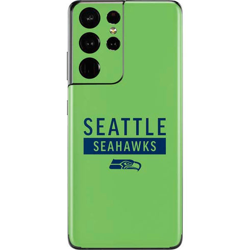 NFL Seattle Seahawks Green Performance Series Galaxy S21 Ultra 5G Skin
