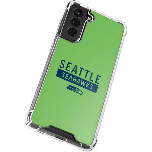 NFL Seattle Seahawks Green Performance Series Galaxy S22 Clear Case