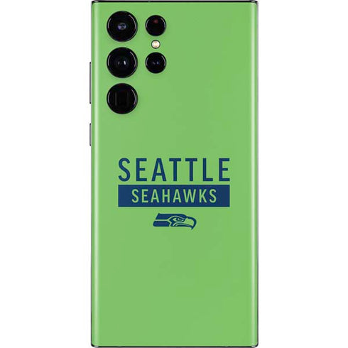 NFL Seattle Seahawks Green Performance Series Galaxy S22 Ultra Skin
