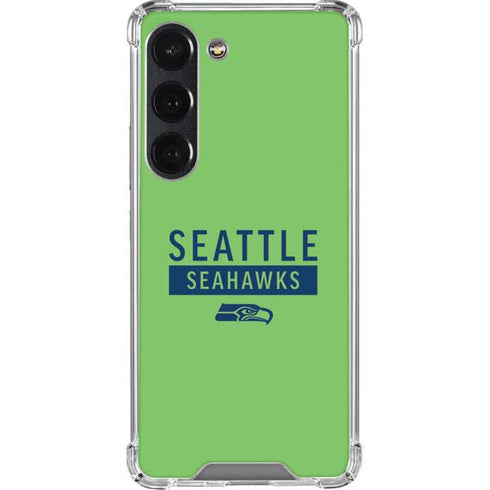NFL Seattle Seahawks Green Performance Series Galaxy S23 Clear Case