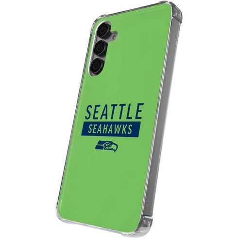 NFL Seattle Seahawks Green Performance Series Galaxy S24 Plus Clear Case