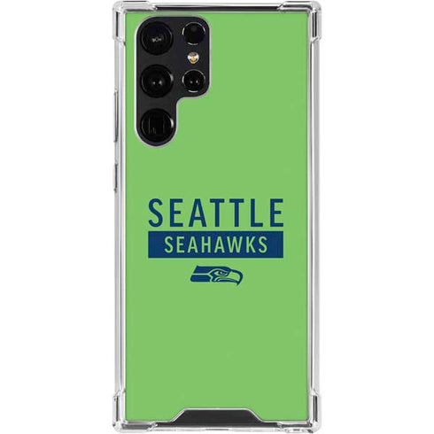 NFL Seattle Seahawks Green Performance Series Galaxy S24 Ultra Clear Case