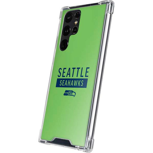 NFL Seattle Seahawks Green Performance Series Galaxy S24 Ultra Clear Case