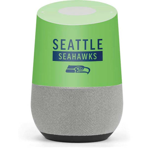 NFL Seattle Seahawks Green Performance Series Google Home Skin