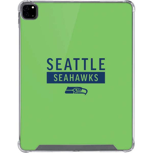 NFL Seattle Seahawks Green Performance Series iPad Pro 12.9in (2020) Clear Case