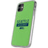 NFL Seattle Seahawks Green Performance Series iPhone 11 Clear Case