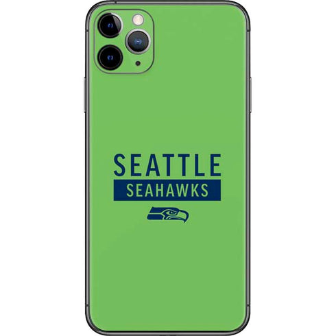 NFL Seattle Seahawks Green Performance Series iPhone 11 Pro Max Skin
