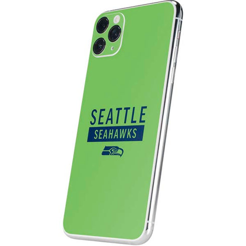 NFL Seattle Seahawks Green Performance Series iPhone 11 Pro Max Skin