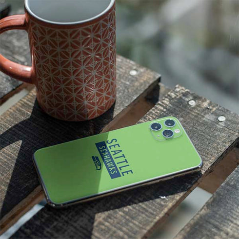 NFL Seattle Seahawks Green Performance Series iPhone 11 Pro Max Skin