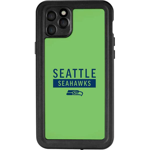 NFL Seattle Seahawks Green Performance Series iPhone 11 Pro Max Waterproof Case