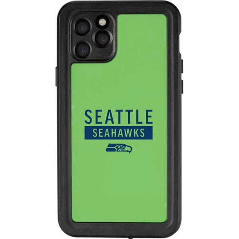 NFL Seattle Seahawks Green Performance Series iPhone 11 Pro Waterproof Case