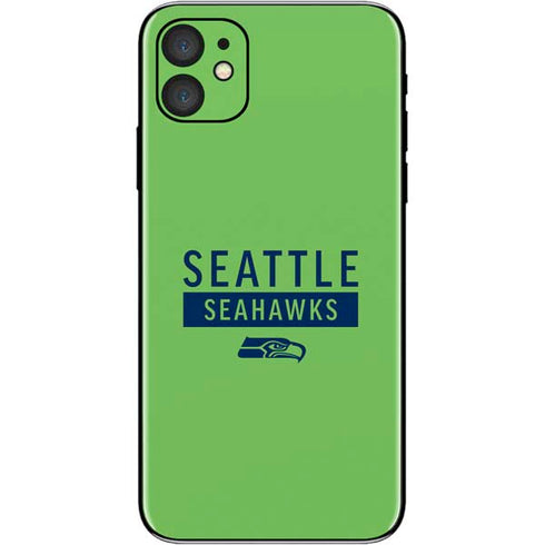 NFL Seattle Seahawks Green Performance Series iPhone 11 Skin