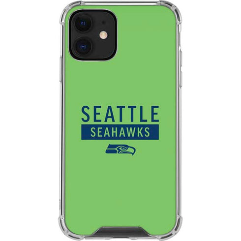 NFL Seattle Seahawks Green Performance Series iPhone 12 Mini Clear Case