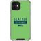 NFL Seattle Seahawks Green Performance Series iPhone 12 Mini Clear Case