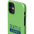 NFL Seattle Seahawks Green Performance Series iPhone 12 Mini Lite Case