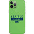 NFL Seattle Seahawks Green Performance Series iPhone 12 Pro Max Skin