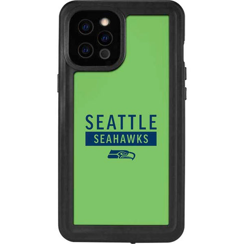 NFL Seattle Seahawks Green Performance Series iPhone 12 Pro Max Waterproof Case