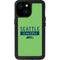 NFL Seattle Seahawks Green Performance Series iPhone 13 Mini Waterproof Case