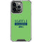 NFL Seattle Seahawks Green Performance Series iPhone 13 Pro Clear Case
