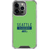 NFL Seattle Seahawks Green Performance Series iPhone 13 Pro Clear Case