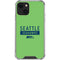 NFL Seattle Seahawks Green Performance Series iPhone 15 Plus Clear Case