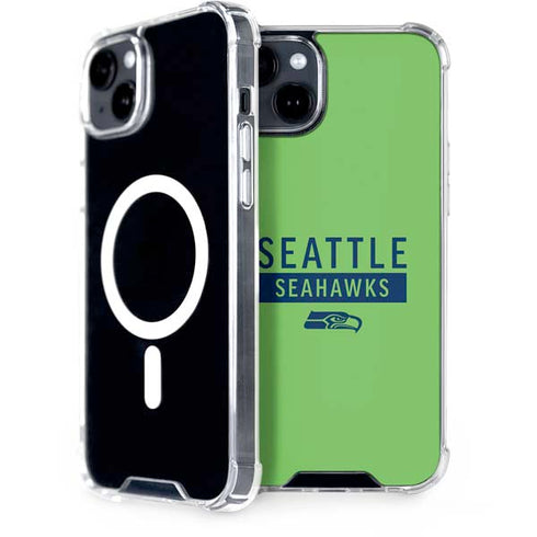 NFL Seattle Seahawks Green Performance Series iPhone 15 Plus MagSafe Case
