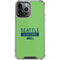 NFL Seattle Seahawks Green Performance Series iPhone 14 Pro Max Clear Case