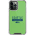 NFL Seattle Seahawks Green Performance Series iPhone 14 Pro Max Clear Case