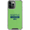 NFL Seattle Seahawks Green Performance Series iPhone 15 Pro Max Clear Case
