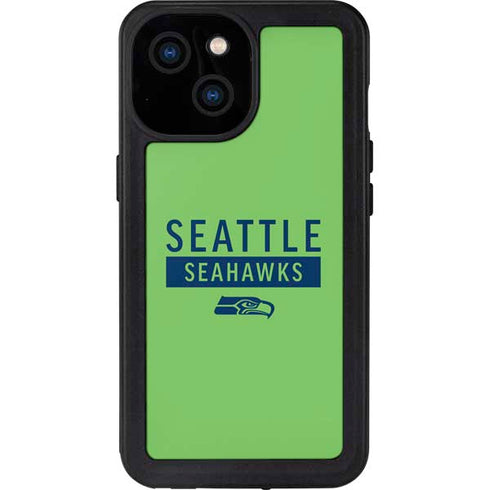 NFL Seattle Seahawks Green Performance Series iPhone 15 Waterproof Case