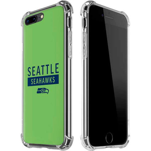 NFL Seattle Seahawks Green Performance Series iPhone 7/8 Plus Clear Case