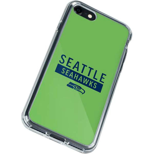 NFL Seattle Seahawks Green Performance Series iPhone SE (2nd & 3rd Gen) Clear Case