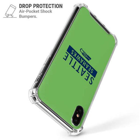 NFL Seattle Seahawks Green Performance Series iPhone X/XS Clear Case