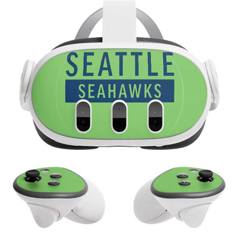 NFL Seattle Seahawks Green Performance Series Meta Quest 3 Skin